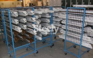 21 pigeon hole type cut profile trolley