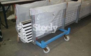 3 heavy duty stillage dolley