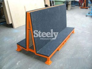 a frame with carpet protection