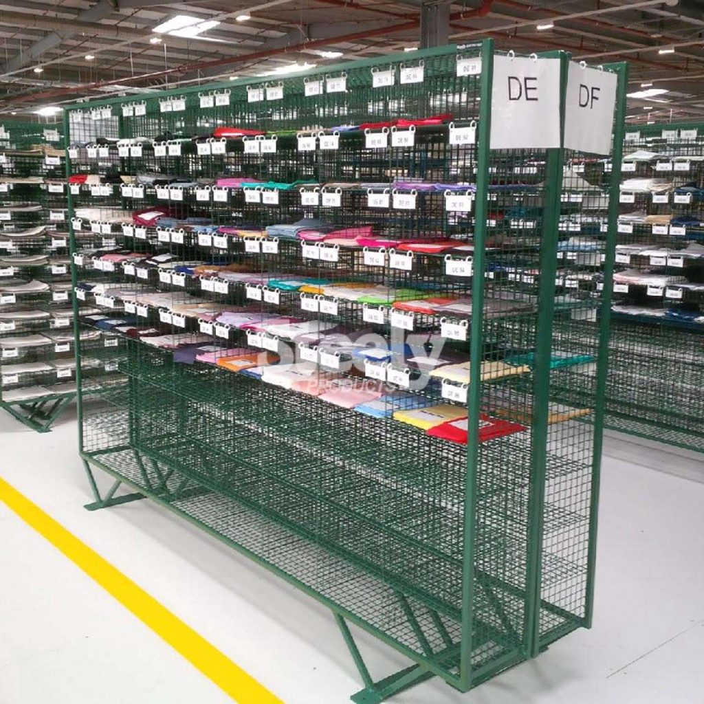 pigeon hole rack loaded