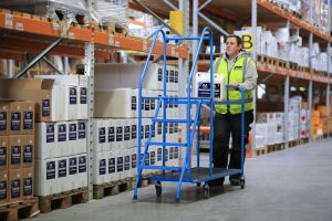 3 step 2 shelf Trolley min