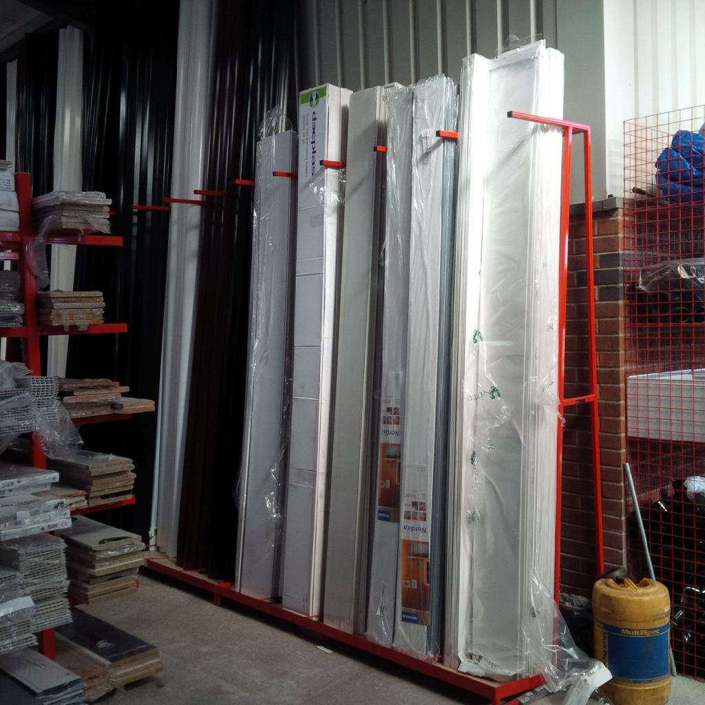 Paper Core Vertical Storage Rack Vertical Storage Rack - Medium Height | | Steely Products